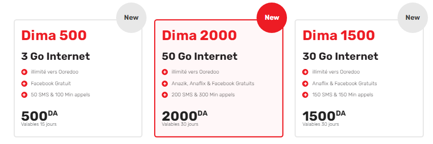 dima ooredoo 1500 2000 